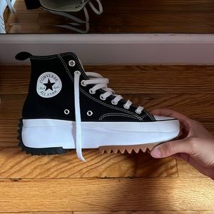 Platform converse high tops